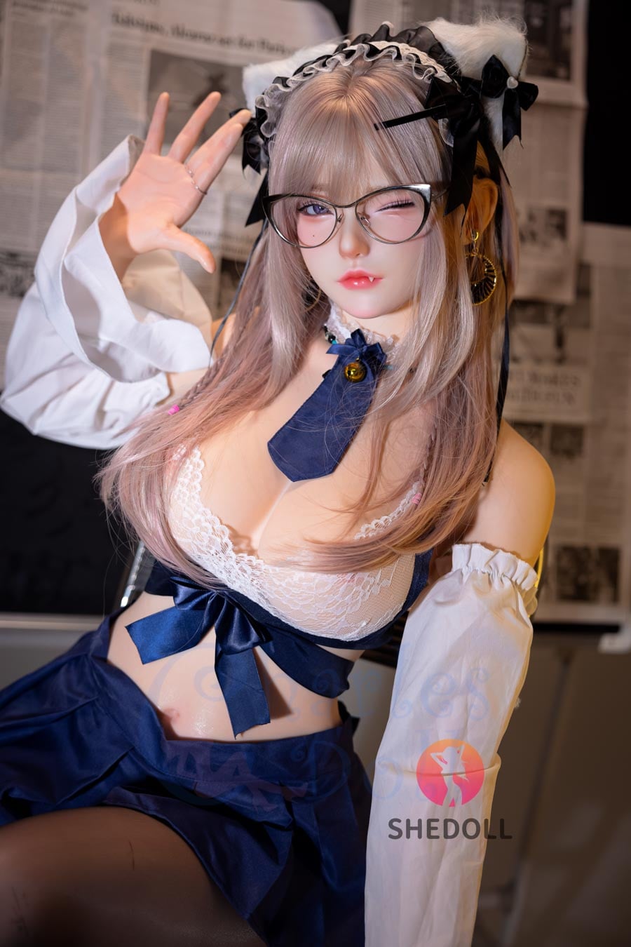 SHE-doll 168D 江小婉 3.0可動眼 全矽膠娃娃